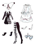 Mardi Gras Paper Dolls
