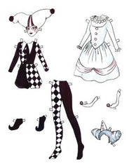 Mardi Gras Paper Dolls