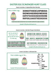 Easter Egg Scavenger Hunt