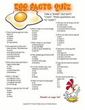 Egg Facts Quiz