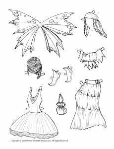Fairy Dress-Up Paper Dolls Printable Games Fairy Dress-Up Paper Dolls Printable Games