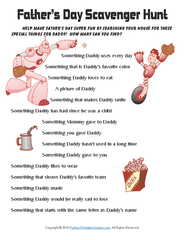 Father's Day Treasure Hunt