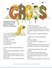 Gross Facts Trivia