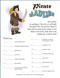 Pirate Mad Libs Game