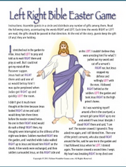Bible Left-Right Game
