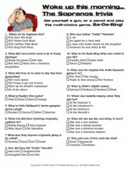 The Sopranos Trivia game