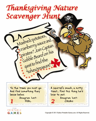 Backyard Scavenger Hunt