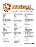 Beer Trivia game