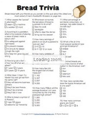 Bread Trivia game