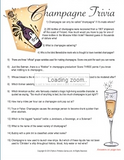 Champagne Trivia Game
