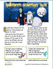 Halloween Scavenger Hunt