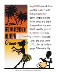 Luau Left-Right Game