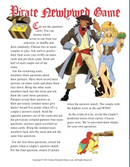 Pirate Newlywed Game