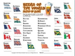 Beer Trivia Placemats