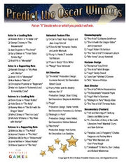 20 Oscar Party Games