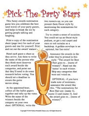 Pick The Party Stars