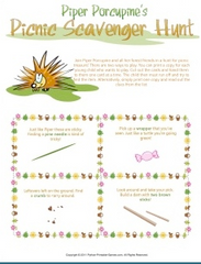 Camping Scavenger Hunt