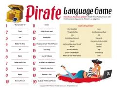 Pirate Language Game