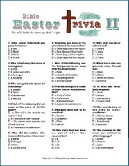 Easter Bible Trivia II