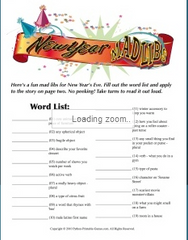 New Year's Mad Libs
