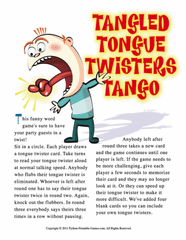 Tongue Twisters Tango