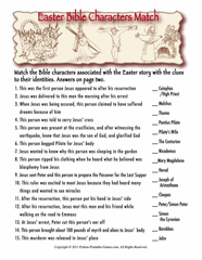 Bible Characters Trivia