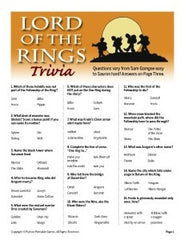 Lord of the Rings Trivia