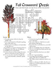 Thanksgiving Crosswords
