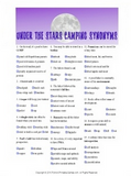 Camping Synonyms Game